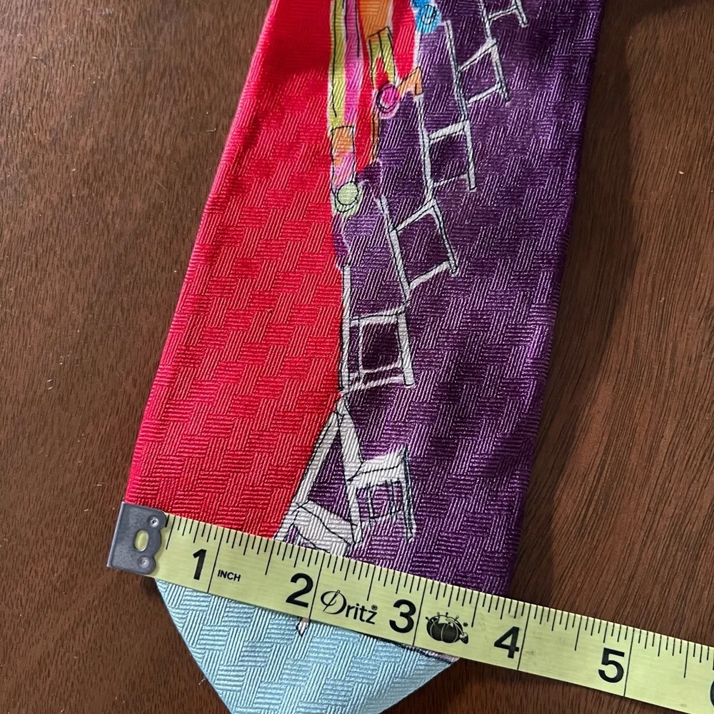 Men’s Vintage Cirque Du Soleil World Premiere Montreal May 1987 Silk Neck Tie